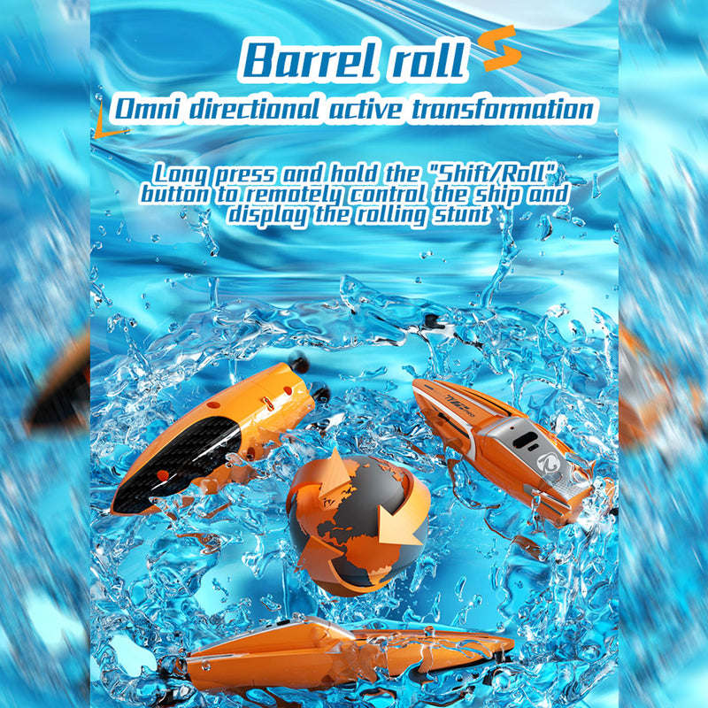 1/43 mini 2.4g dual motor rc speed boat dual speed modes model