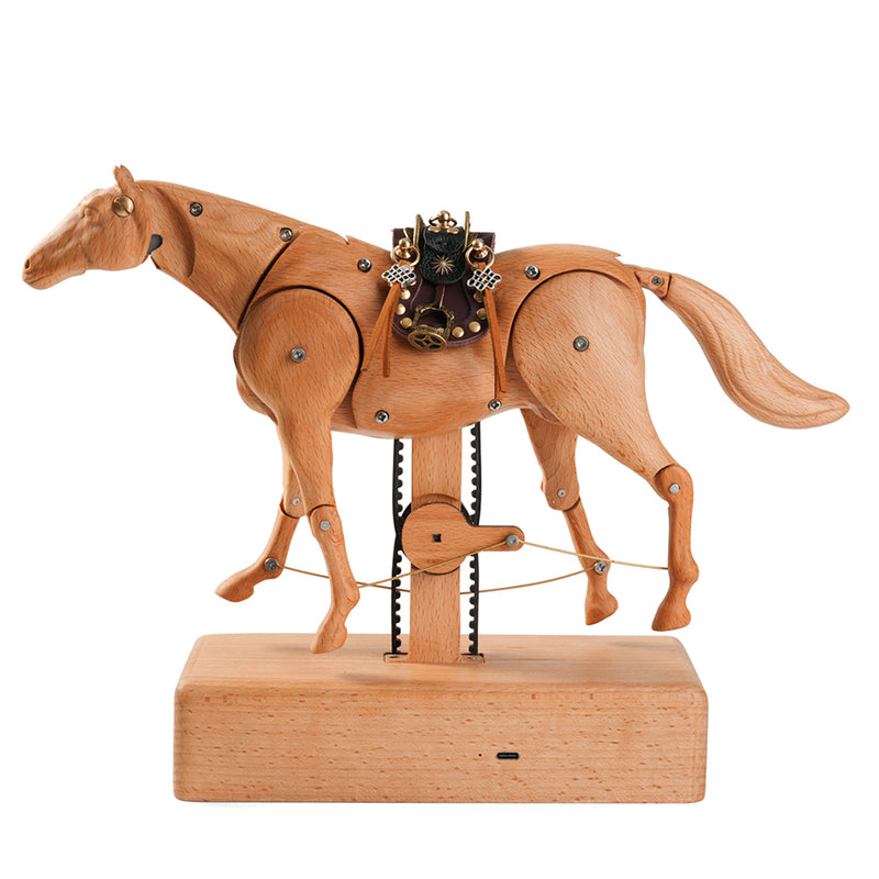 Miniature Saddle for Wooden Mechanical Horse Model - EngineDIY