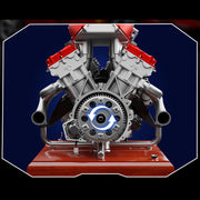 V12 Engine Model Kit that Works - Build Your Own V12 Engine - TECHING 1/4 Supercar V12 Engine Model Kit with Synchronized Throttle Sound Effects 800+PCS - EngineDIY
