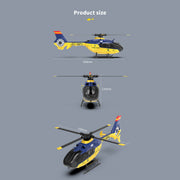 YU XIANG EC-135 RC Helicopter 1/36 2.4G 6CH Direct Drive Brushless Airplane Model with Cool lighting(RTF Version/Mode 1) - EngineDIY