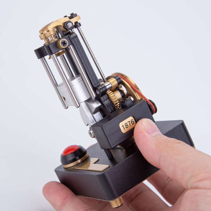 Mini Metal Mechanical 4-stroke Internal Combustion Engine Model Toy for Educational Experimental Science Demonstration