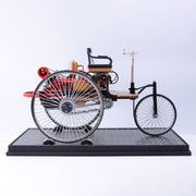 TECHING 1st Generation Retro Tricycle DIY Model – Metal Assembly Mechanical Model Kit, Educational & Collectible Gift for Adults - EngineDIY