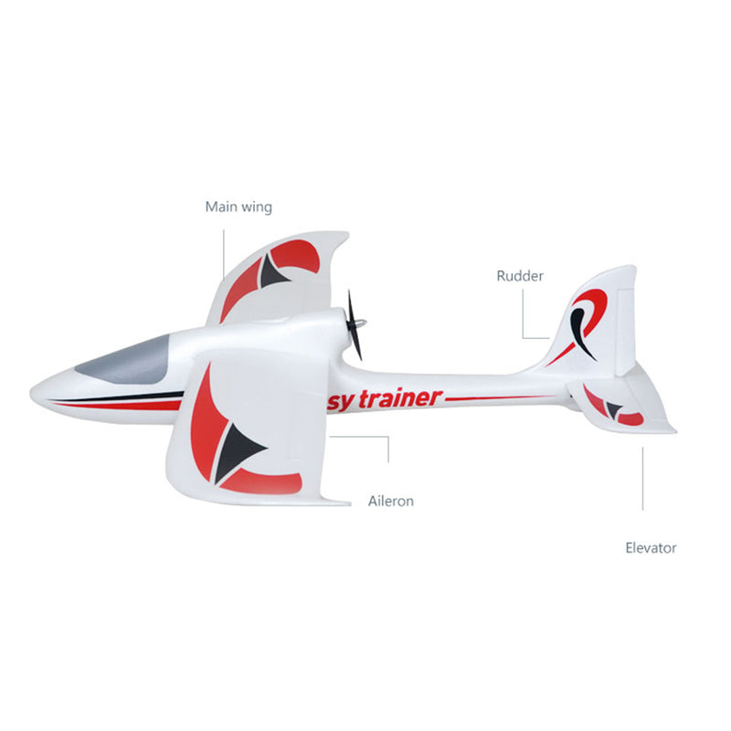 2.4g 4ch epp fixed wing rc glider, 1280mm large wingspan, jst connector, no reflex