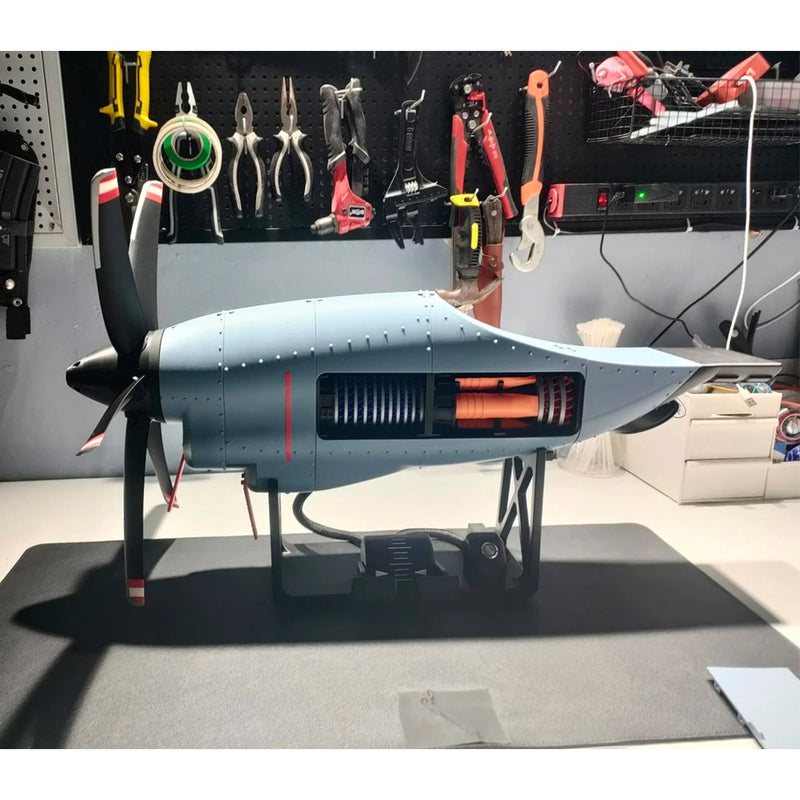 large turboprop engine model -3d printing aircraft (finished model)