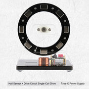 Small Hall Sensor Motor Model - Brushless Ferris Wheel Demonstrator, Bedini Style - Low Power Consumption High Speed Tech Desk Decor - EngineDIY