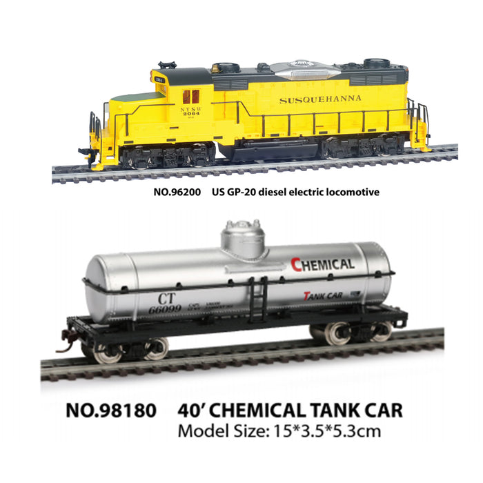 1/87 ho scale us up-20 diesel locomotive model train set