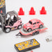 rc forklift remote control forklift with flatbed trailer pullback car 1/64 scale 2.4g kids toy