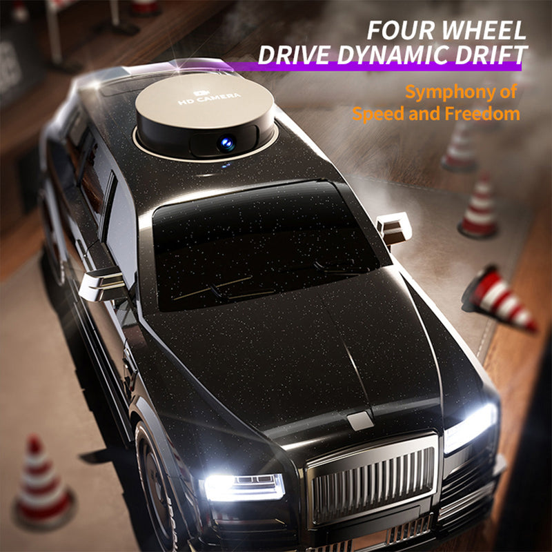 1/20 scale fpv rc car with screen controller, 720p hd camera, 270° rotating camera, one-key drift-rtr version