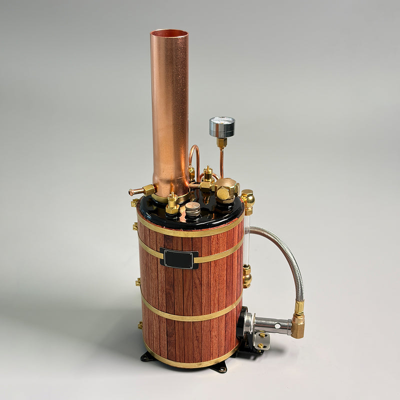 RW-B2 500mL Vertical Steam Boiler Model for Model Ship Steam Engine