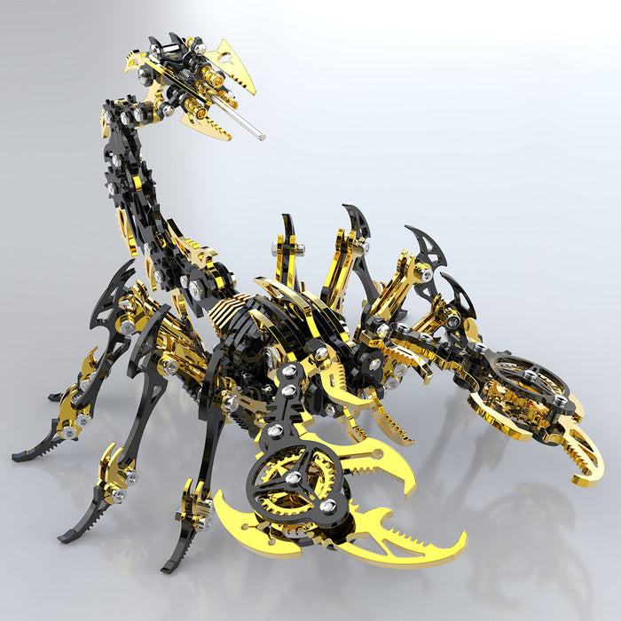 3D Metal Puzzle DIY Mechanical Scorpion Kit Assembly Metal Smasher Mod–  EngineDIY
