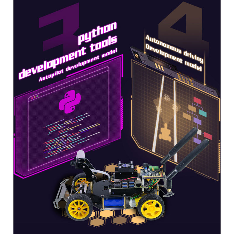 Autonomous Robot Car Kit with Deep Learning Vision & Ackermann Steering - Self-Driving Platform for Jetson Nano & Donkey Car - EngineDIY