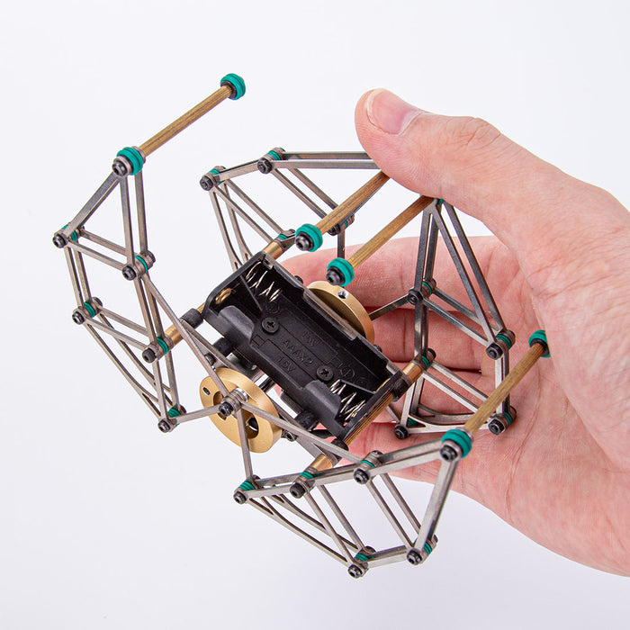 Strandbeest Simple Mini Strandbeest Metal Mechanical Gear-Driven Walking Strandbeest Mode ...