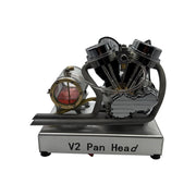 CISON FG-VT9 9cc V2 Engine V-Twin Dual Cylinder 4-Stroke Air-Cooled Gasoline Engine Motorcycle RC Engine Model - EngineDIY