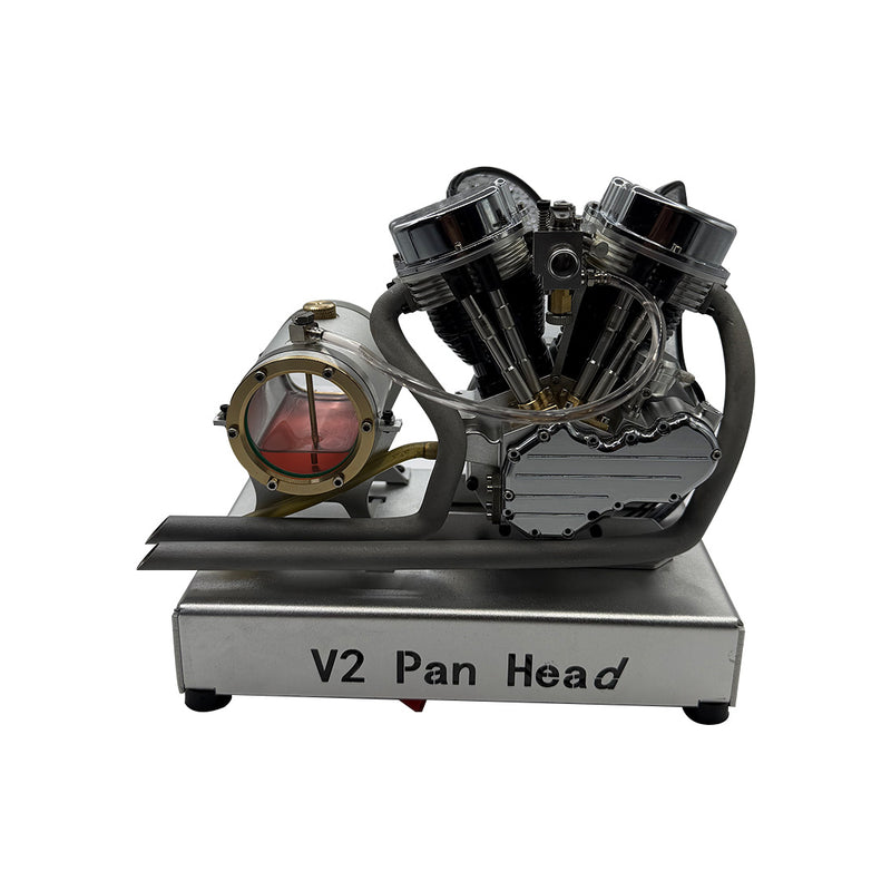 CISON FG-VT9 9cc V2 Engine V-Twin Dual Cylinder 4-Stroke Air-Cooled Gasoline Engine Motorcycle RC Engine Model - EngineDIY