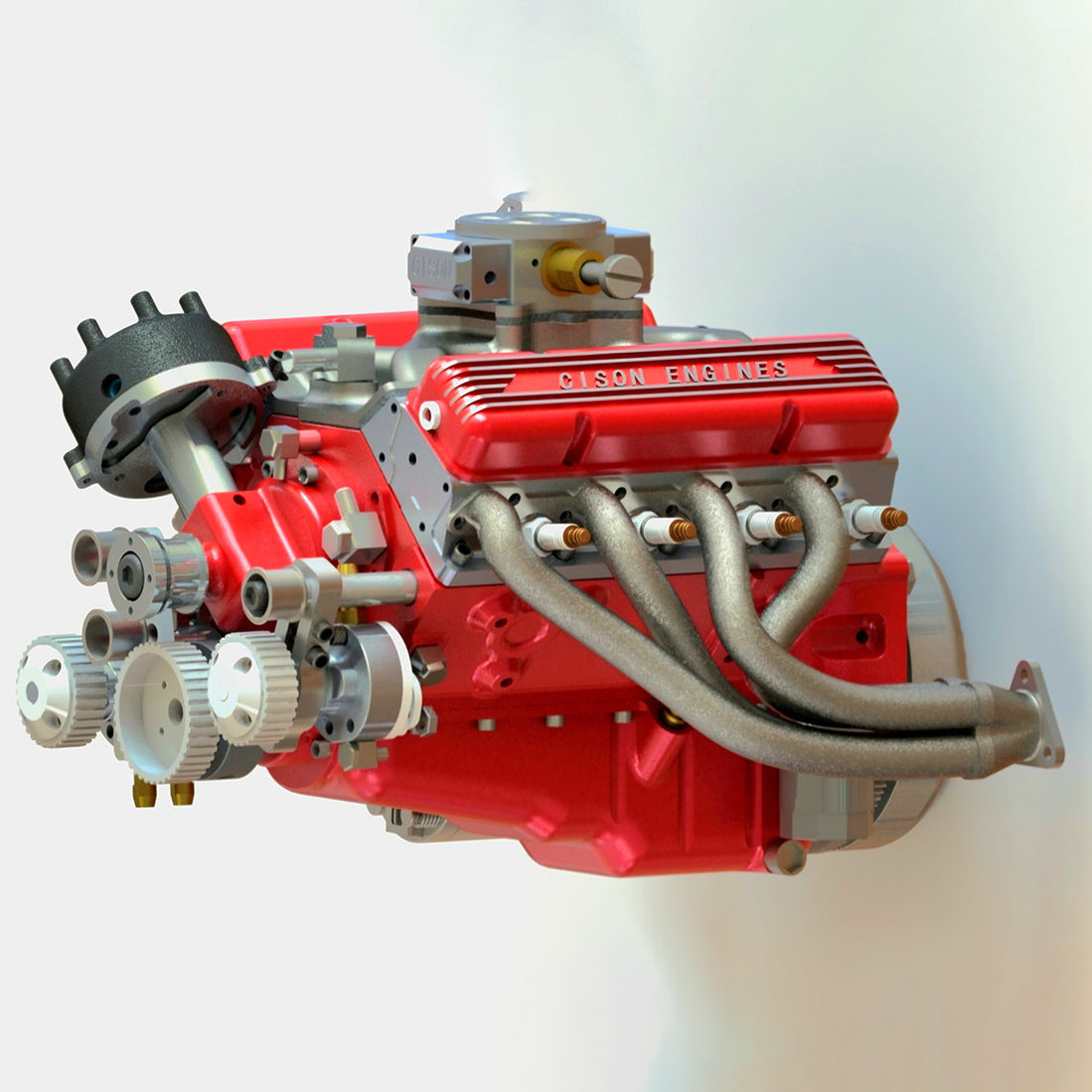 Cison Engine Radiator CISON V8 Engine - Build Your Own Small Block V8 Engine that Works ...