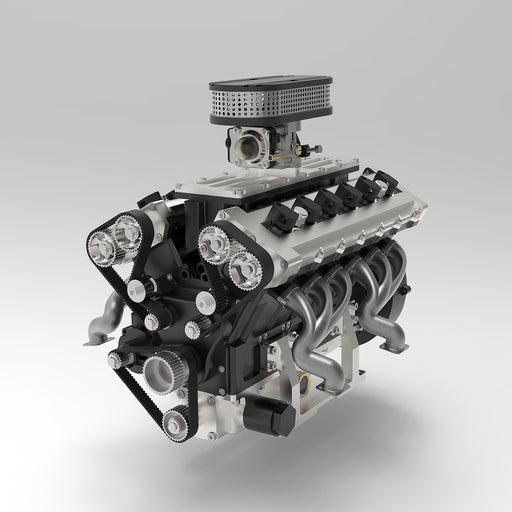 enjomor v12 engine model that works gs-v12 gas engine johnnyq90 large scale model v12 72cc chuan qi 