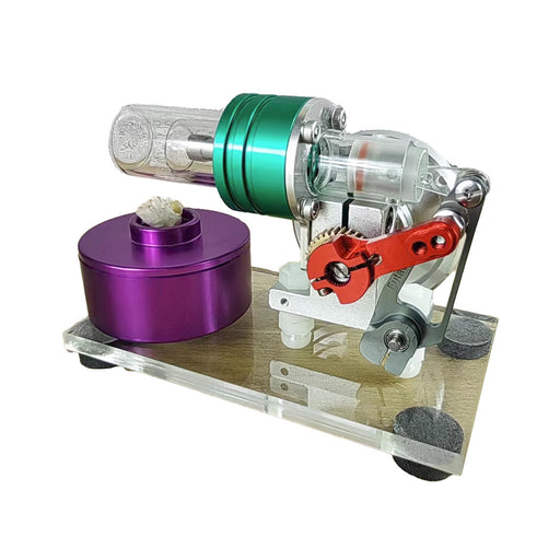 STL-LS Mini Colorful Beta Hot Air Stirling Engine External Combustion Engine Model