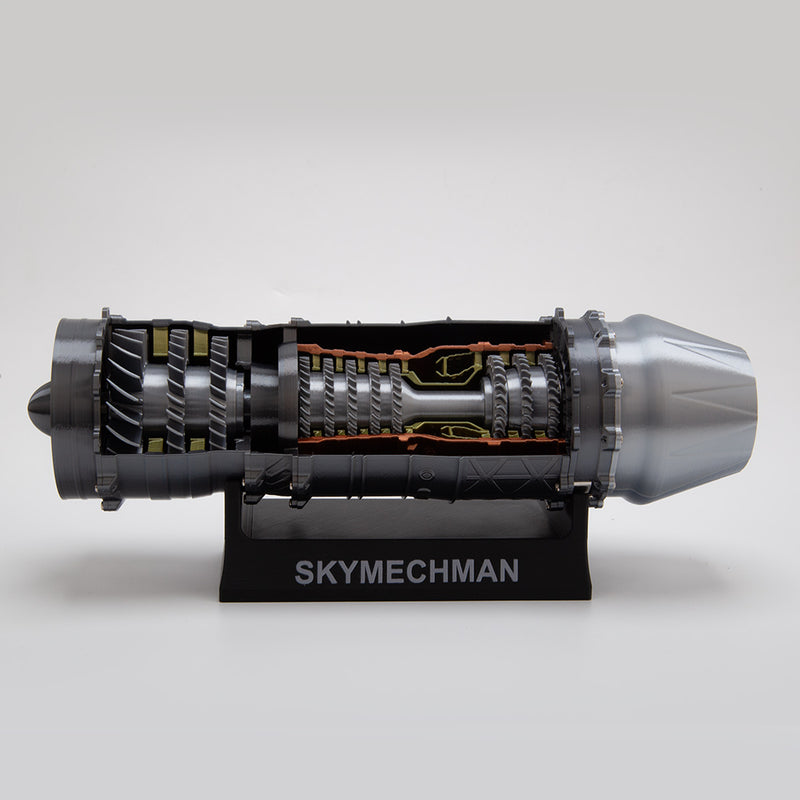 SKYMECHMAN 1/18 WS-15 Turbofan Engine Model Kit-Build Your Own Turbofan Engine that Works