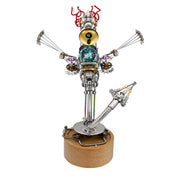 3D Metal Steampunk Seahorse Music Box Assembly Model Kit 