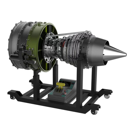 teching metal turbofan engine model kit that works build your own jet engine building set kota scale model DM119