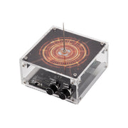 Bluetooth Musical Tesla Coil Plasma Speaker with Long Arc and Bluetooth Music Dual Mode Vinyl Record Shaped - EngineDIY