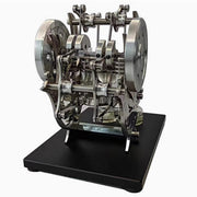 Pigeon-Style Dual-Cylinder Dual-Piston Hot Air Stirling Engine Model Educational Toy - EngineDIY