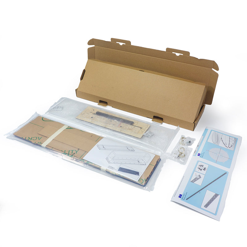 1/453 scale hindenburg zeppelin acrylic frame model kit, transparent assembly model with display case and led base, aviation history diy desktop craft