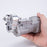 CISON Miniature Simulation Dual Clutch Four Speed Alloy Climbing Rescue Vehicle Gearbox Model Including reverse transmission transfer case engine extension shaft, servo control bracket For CISON inline four-cylinder engine model Professional model car and boat DIY modification parts Enginediy