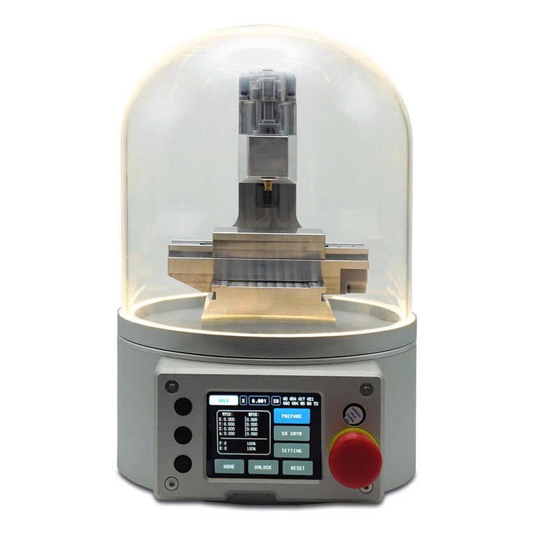 ultra mini desktop cnc machine model with g-code control
