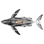 3d metal mechanical humpback whale model kit– diy marine creature assembly puzzle toy