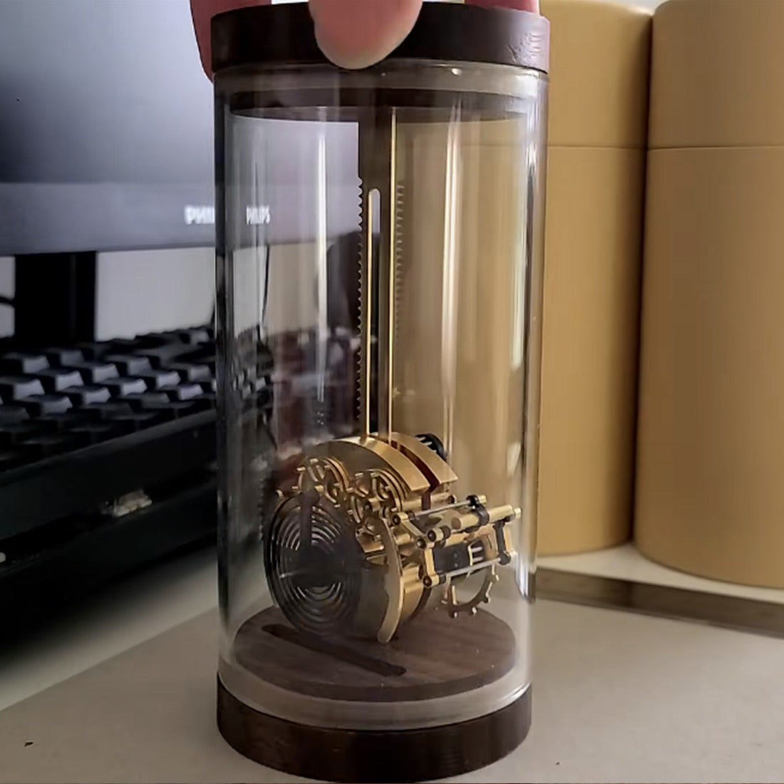 Mechanical Hourglass Timer Model