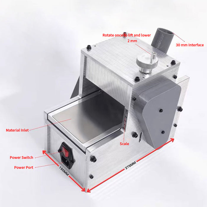 Compact Desktop Woodworking Embossing Machine with Silent Precision Wood Embossing Tool - EngineDIY