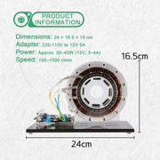 shaftless pump-push inner-rotor motor model, high-tech teaching demo device