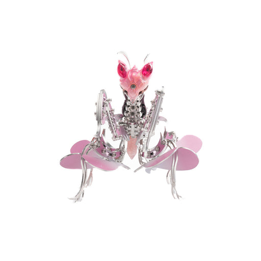 3d diy mechanical orchid mantis metal insect model kit - 100+pcs