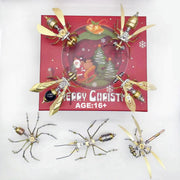 3D Metal Puzzle DIY Mini Steampunk Small Insects Metal Assembly Model Kits Christmas Set - EngineDIY