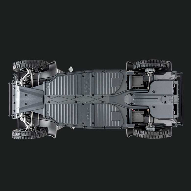 1/12 scale 2.4g type 82 rc barrel vehicle model with 4-wheel independent suspension