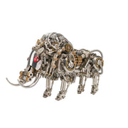 Raging Tusk 3D Metal Mechanical Boar Model Kit–DIY Steampunk Animal Assembly for Desktop Display