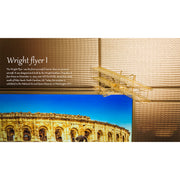 wooden 1/24 scale wright-flyer i model kit, open-frame biplane aircraft assembly kit, precision-cut wood diy model for aviation collectors & desktop display