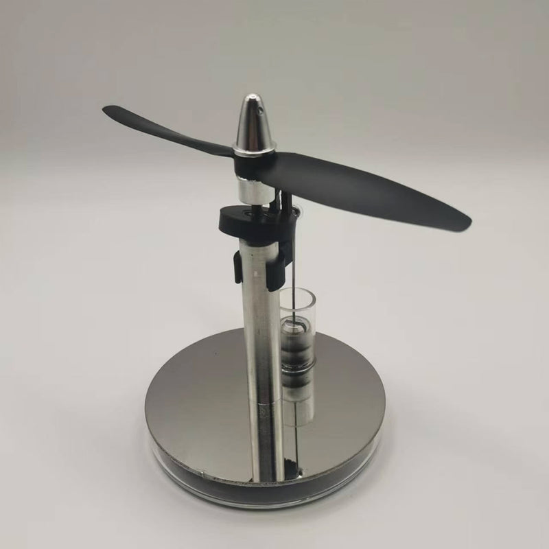 two-blade propeller swashplate low-temperature stirling engine model