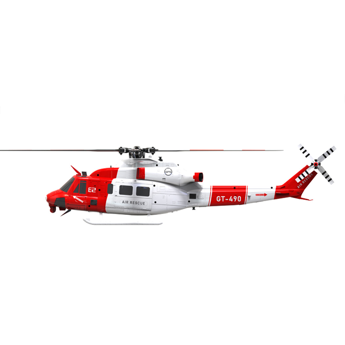 goosky e2 uh-1y 2.4g 6ch dual brushless direct drive rc rescue simulation helicopter model with lidar positioning