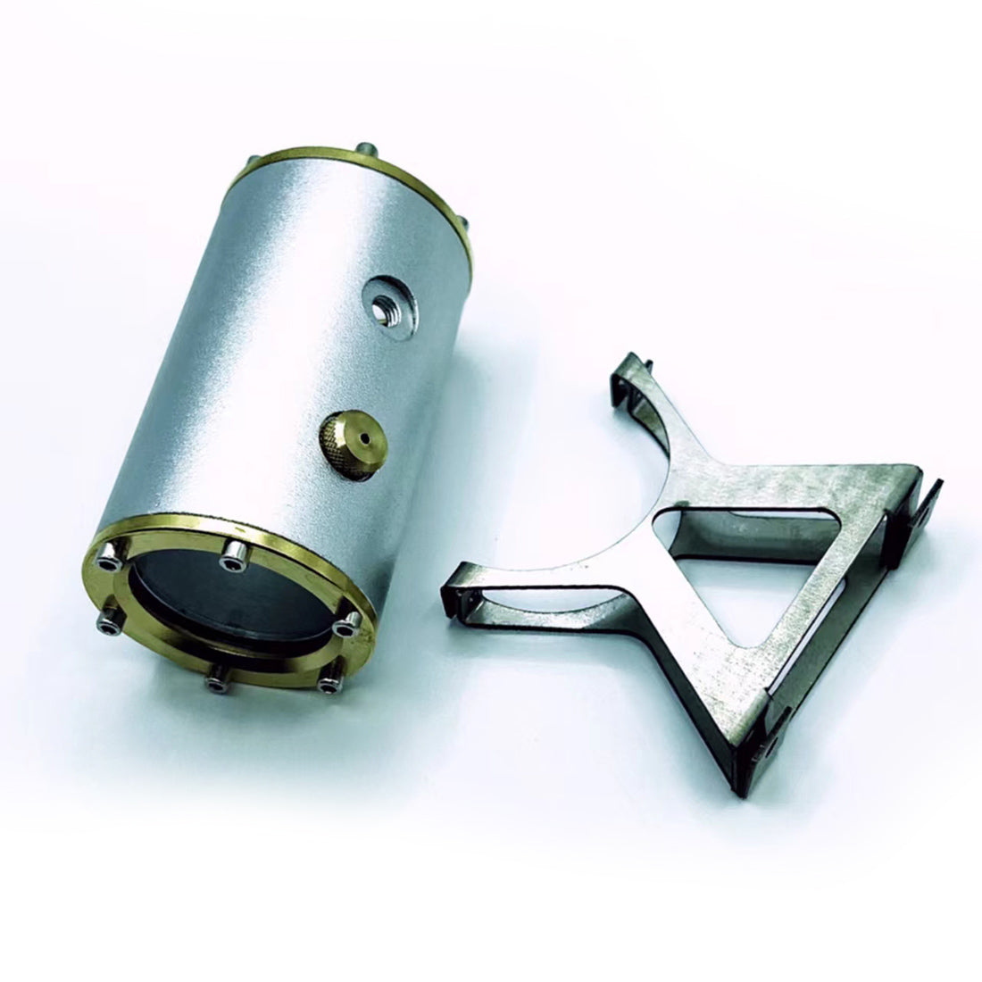 Réservoir de liquide de refroidissement transparent double face et kit de support pour modèle de moteur CISON