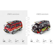 JXC5813B 1/24 Scale 2.4G 4WD Full-Proportional Synchronous RC Car Model