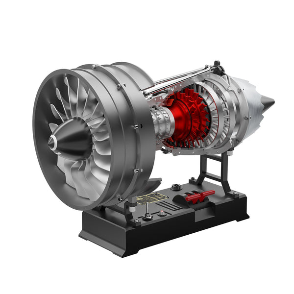 teching 1/12 full metal dual-spool turbofan engine model kit 300+pcs