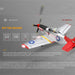 xk a280 p-51 3d/6g 2.4g 4ch brushless scale rc airplane model, 560mm wingspan epp fixed wing aircraft with quick release
