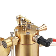 m18 premium stirling engine model – water-cooled miniature gasoline motor with gear pump & water tank