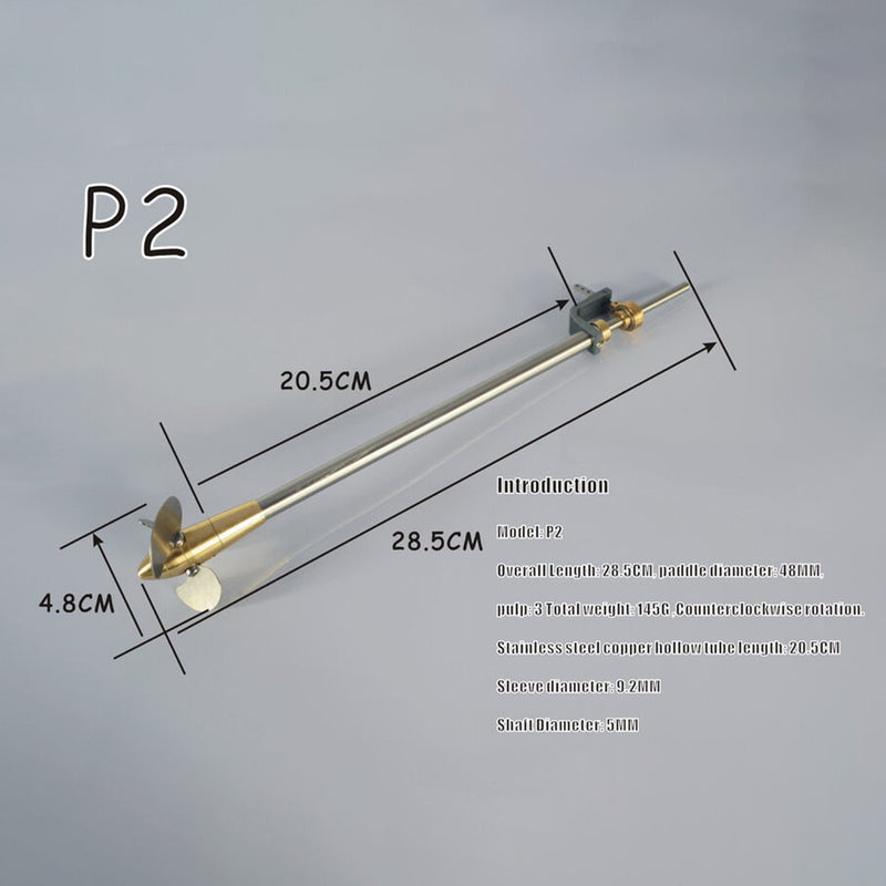 Variable Pitch Propeller Suitable for Vertical Steam Engine Horizontal Steam Engine Model Ship Rudder Double Bearing P2 - EngineDIY