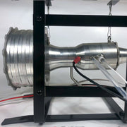 miniature turbofan engine model precision-crafted removable and maintainable jet engine with liquid gas combustion