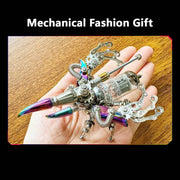 Mechanical Beetle 3D Metal DIY Insect Metal Assembly Model Colorful Parts Toy 200PCS - EngineDIY
