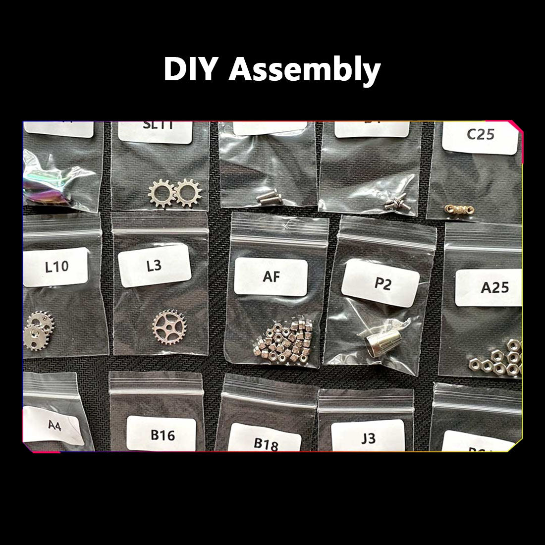 Mechanical Beetle 3D Metal DIY Insect Metal Assembly Model Colorful Parts Toy 200PCS