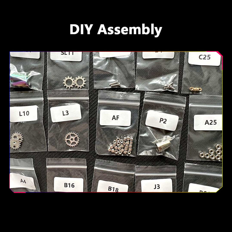 Mechanical Beetle 3D Metal DIY Insect Metal Assembly Model Colorful Parts Toy 200PCS - EngineDIY